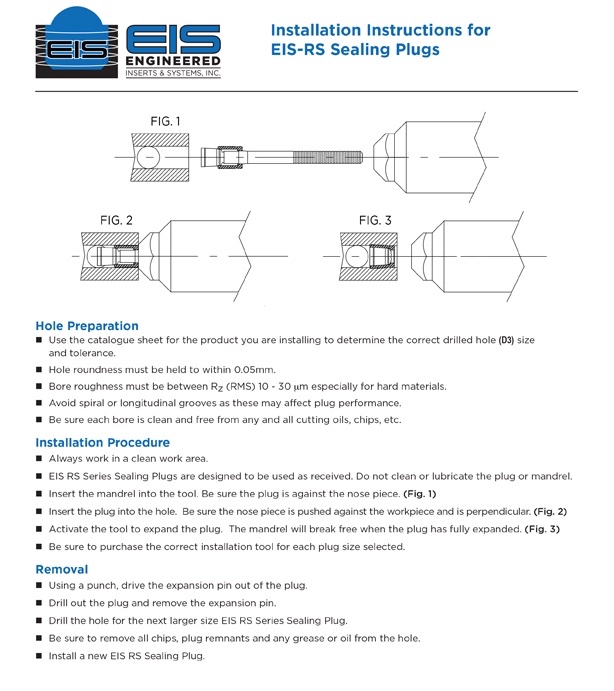 EIS-RS Installation Instructions